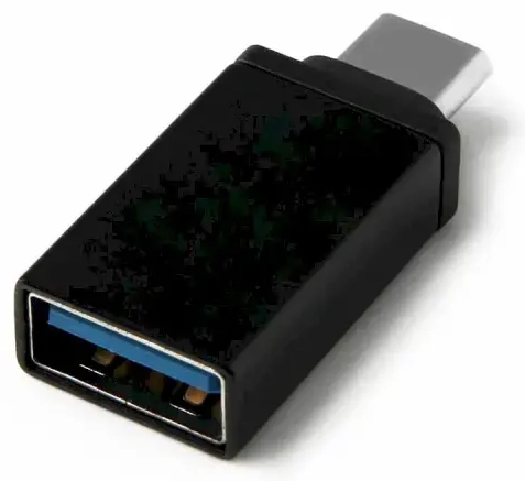 Универсальный OTG-адаптер Fusion Type-C — USB 3.0, черный (OEM)