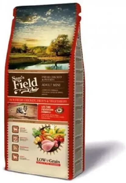 Kuivtoit koertele: Sams Field Fresh Chicken & Potato Adult Mini, 8 kg