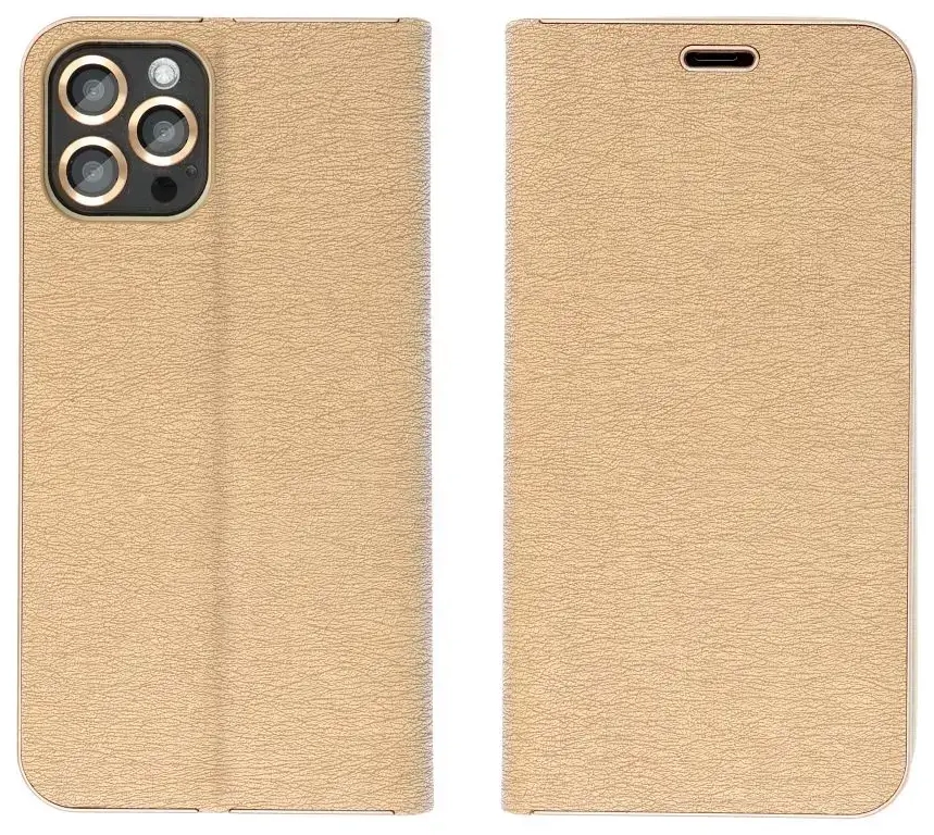 Fusion Luna Book grāmatveida maks Samsung A356 Galaxy A35 5G zeltains