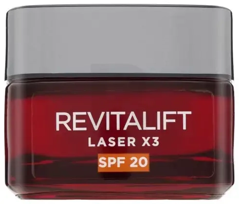L´Oréal Paris Revitalift Laser X3 stangrinantis ir senėjimą stabdantis dieninis kremas SPF 20 50 ml