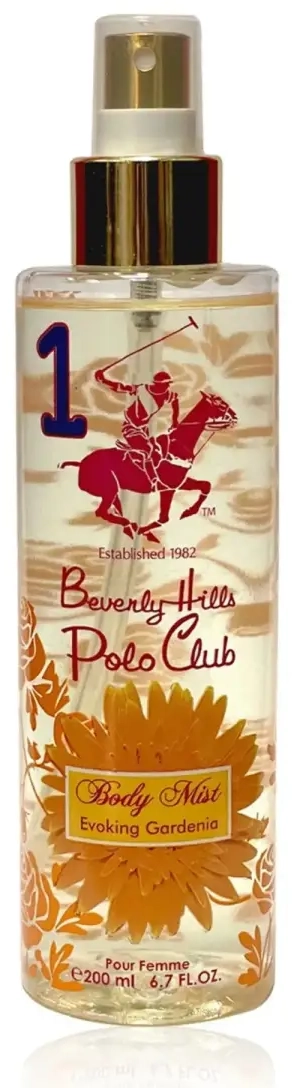 Beverly Hills Polo Club, Evoking Gardenia, kūno purškiklis, 200 ml