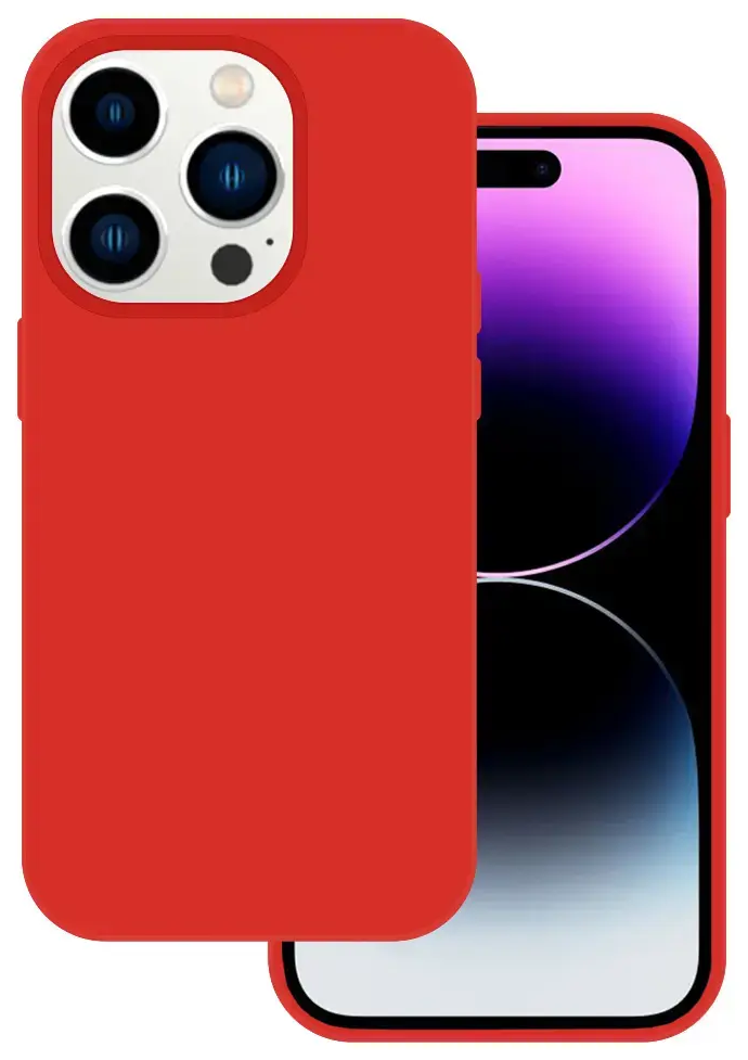 Tel Protect Silicone Premium maciņš telefonam iPhone 15 Pro Max sarkans
