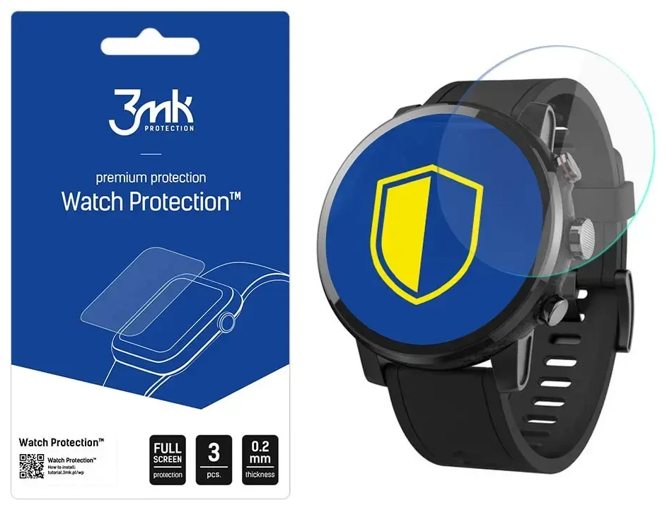 Xiaomi Amazfit Stratos Plus - 3mk Watch Protection™ v. ARC+ screen protector