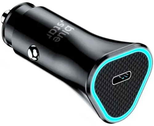 Blue Star CC391-1C autolaadija | 20W | PD, QC | USB-C