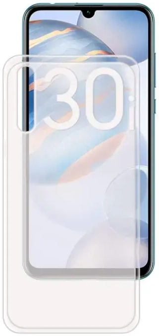 Fusion ultra 0.3 mm izturīgs silikona aizsargapvalks Huawei Honor 30i caurspīdīgs
