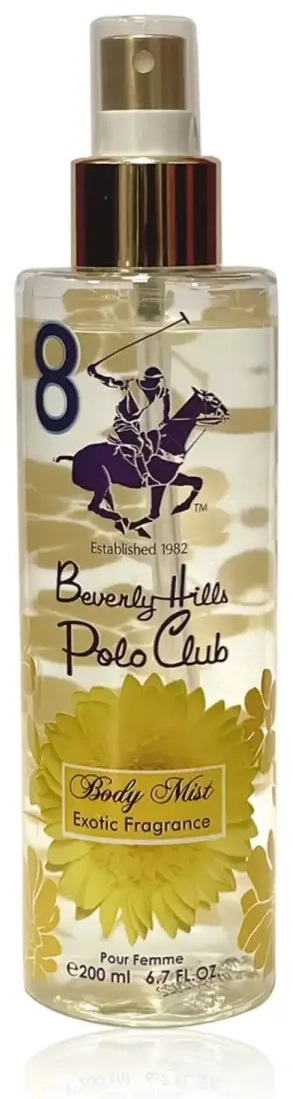 Beverly Hills Polo Club, No.8 Exotic Fragrance, Body Spray, 200 ml