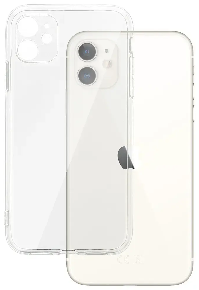 2 mm maciņš telefonam iPhone 11 caurspīdīgs
