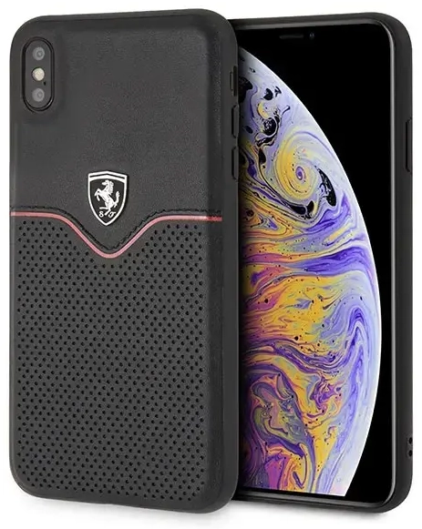 Ferrari Hardcase FEOVEHCI65BK iPhone Xs Max black|czarny Off Track Victory