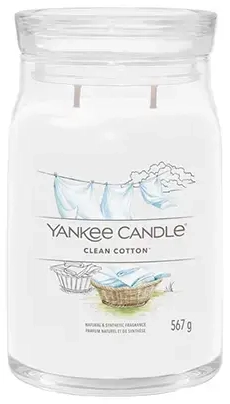 Yankee Candle Clean Cotton firminė žvakė 567 g