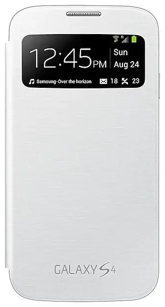 Samsung EF-CI950BWEGWW oriģināls grāmatveida futrālis Samsung Galaxy I9500 S4 white