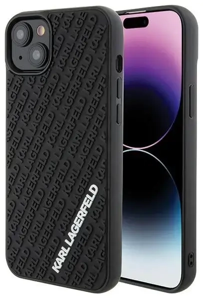Karl Lagerfeld KLHCP15M3DMKRLK iPhone 15 Plus 6.7" czarny|black hardcase 3D Rubber Multi Logo