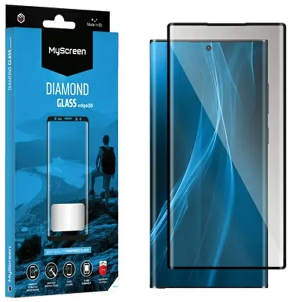 MS Diamond Glass Edge 3D aizsargstikls telefonam Xiaomi Mi 11 | Xiaomi Mi 11 Pro | Xiaomi Mi 11 Ultra 5G melns