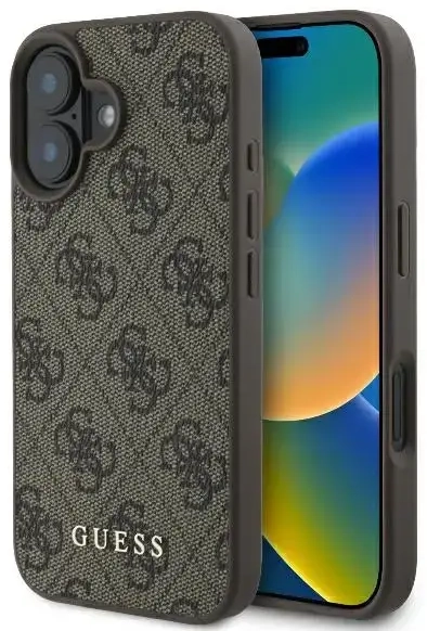 Guess GUHCP16MG4GFBR iPhone 16 Plus 6.7" brązowy|brown hardcase 4G Classic
