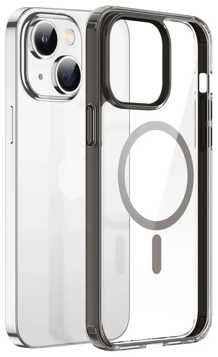 Dux Ducis Clin2 dėklas iPhone 14 Plus, magnetinis MagSafe dangtelis, pilkas