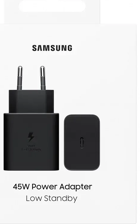 Samsung EP-T4511NBE tīkla lādētājs | 45W | USB-C | ar USB-C vadu komplektā | melns