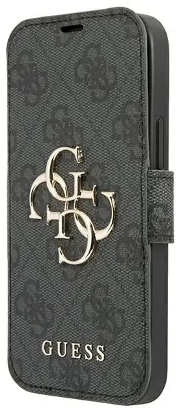 Guess GUBKP13X4GMGGR iPhone 13 Pro Max 6,7" szary|grey book 4G Big Metal Logo