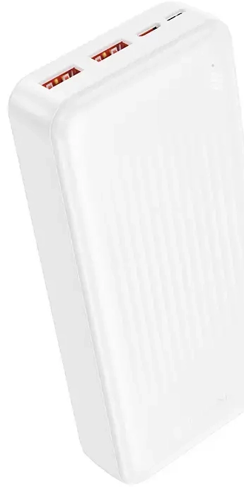 Borofone BJ80A Clever väline akupank (powerbank) | 20 000 mAh | 22.5W | PD, QC | USB-A, USB-C | valge