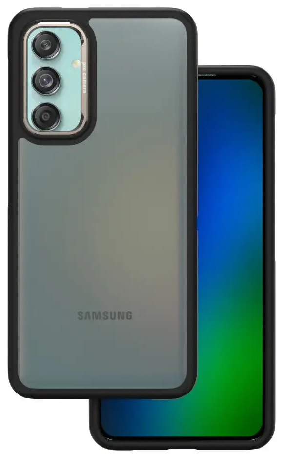 Crystal Black case for Samsung Galaxy M55 5G grey