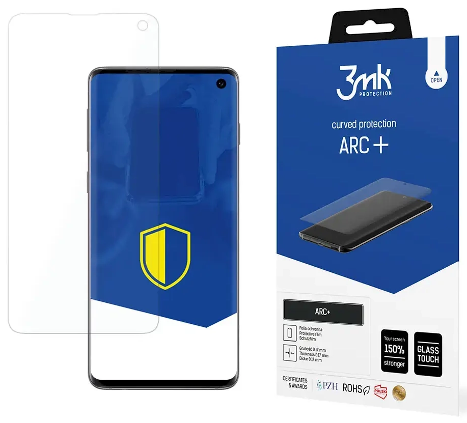 3mk ARC+ protective film for phone Samsung Galaxy S10 (G973) (under-display fingerprint compatible)