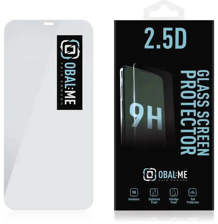 OBAL:ME 2.5D tempered glass for phone Apple iPhone 12 mini clear