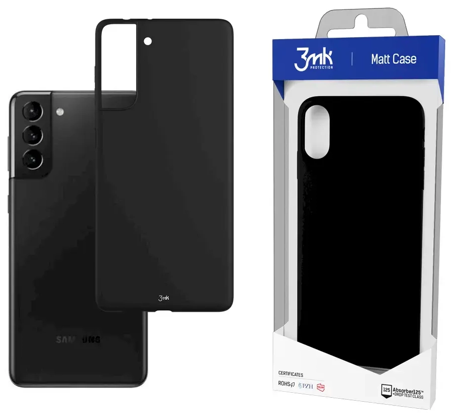 Samsung Galaxy S21 5G - 3mk Matt Case black
