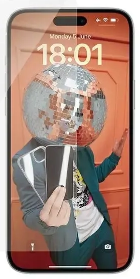 PanzerGlass Classic Fit ekraanikaitse telefonile iPhone 15 Plus 6.7