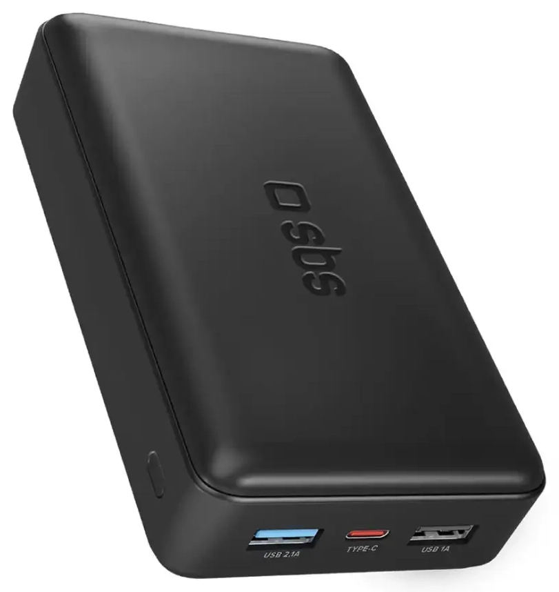 SBS Powerbank внешний аккумулятор (powerbank) | 20000 mAh | 10W | USB-A | черный