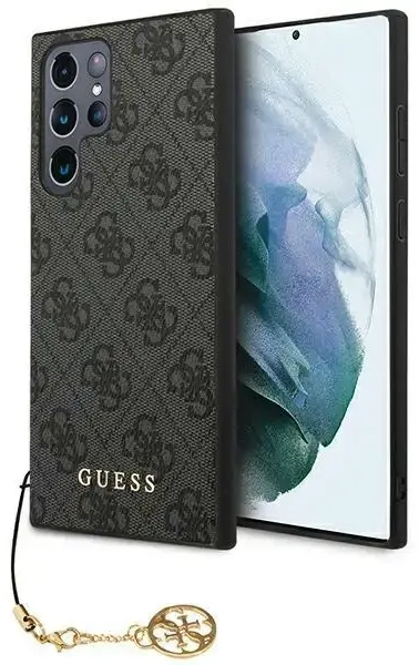Guess 4G Charms Collection case for Samsung Galaxy S24 Ultra - black