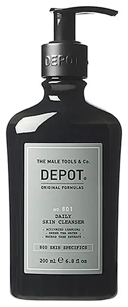 DEPOT 800 SKIN SPECIFICS NO. 801 DAILY SKIN CLEANSER Cleansing Gel for All Skin Types 200 Ml