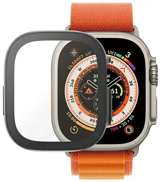 PanzerGlass Full Body Apple Watch 9 45mm D3O czarny|black 3691