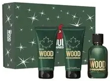 Green Wood Gift set EDT 100 ml, shower gel 100 ml and aftershave balm 100 ml