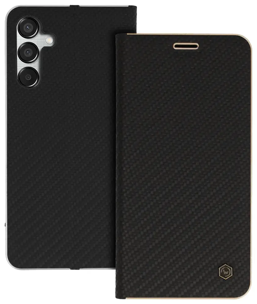 Wonder Frame Carbon Case for Samsung Galaxy M15 5G black