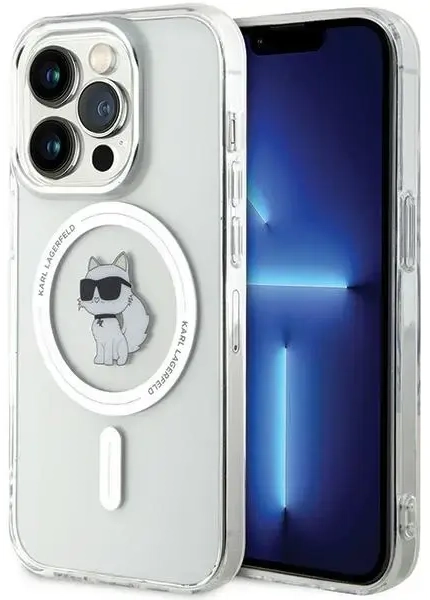 Karl Lagerfeld KLHMP14XHFCCNOT iPhone 14 Pro Max 6.7" przezroczysty|transparent hardcase IML Choupette MagSafe