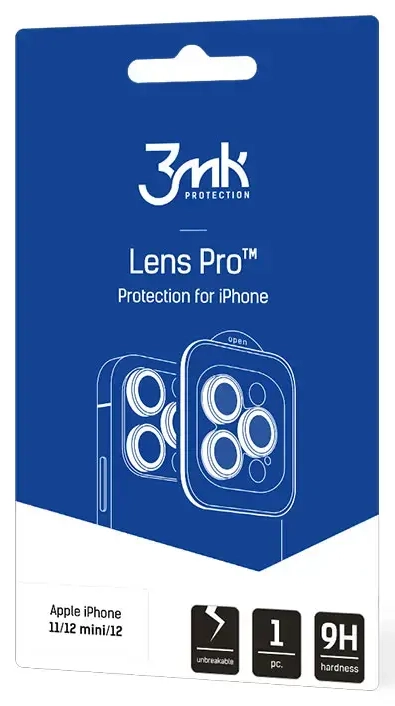 Samsung Galaxy S23 FE - 3mk Lens Protection Pro Black screen protector