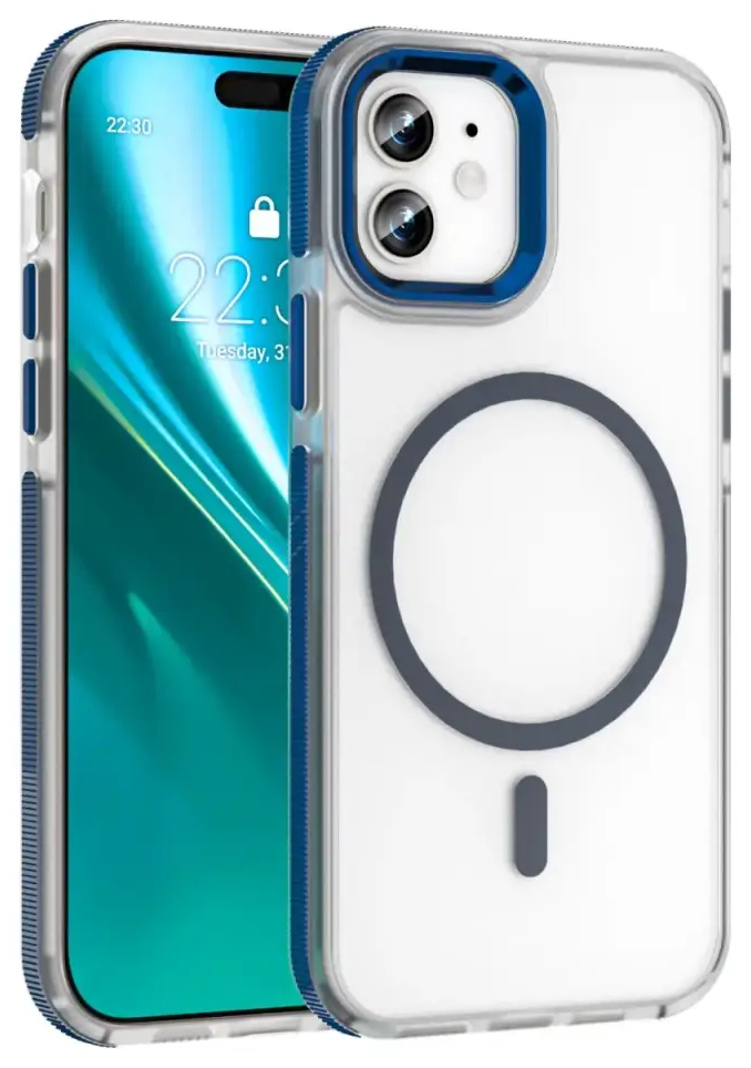 Etteri Icy Mag telefoni ümbris MagSafe toega iPhone 12 | iPhone 12 Pro sinine