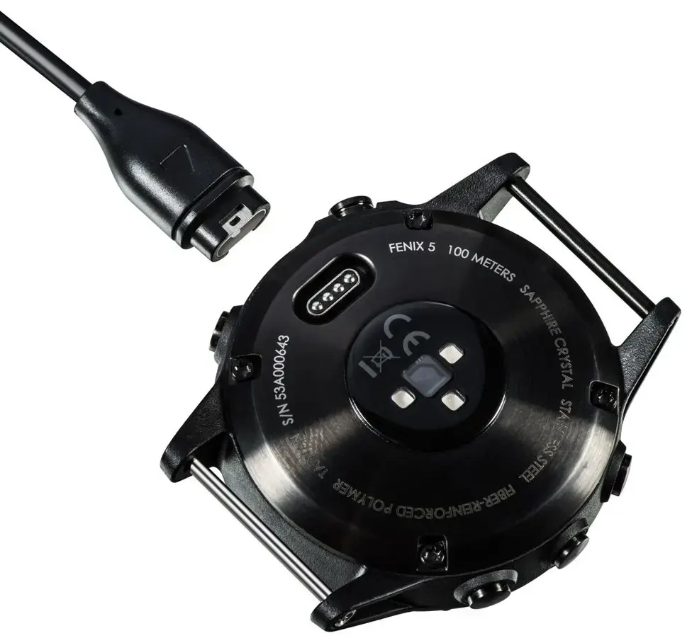 Tactical  USB uzlādes un datu pārraides kabelis Garmin Fenix 5|6|7, Approach S60, Vivoactive 3