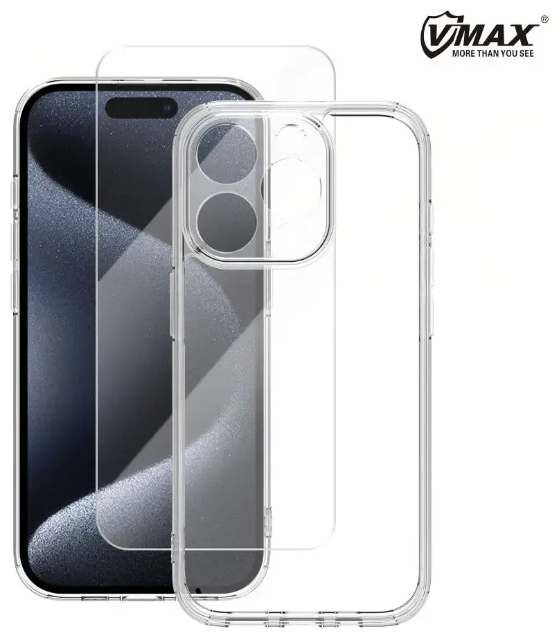 Vmax set case + glass 2,5D premium for Samsung Galaxy A34 5G