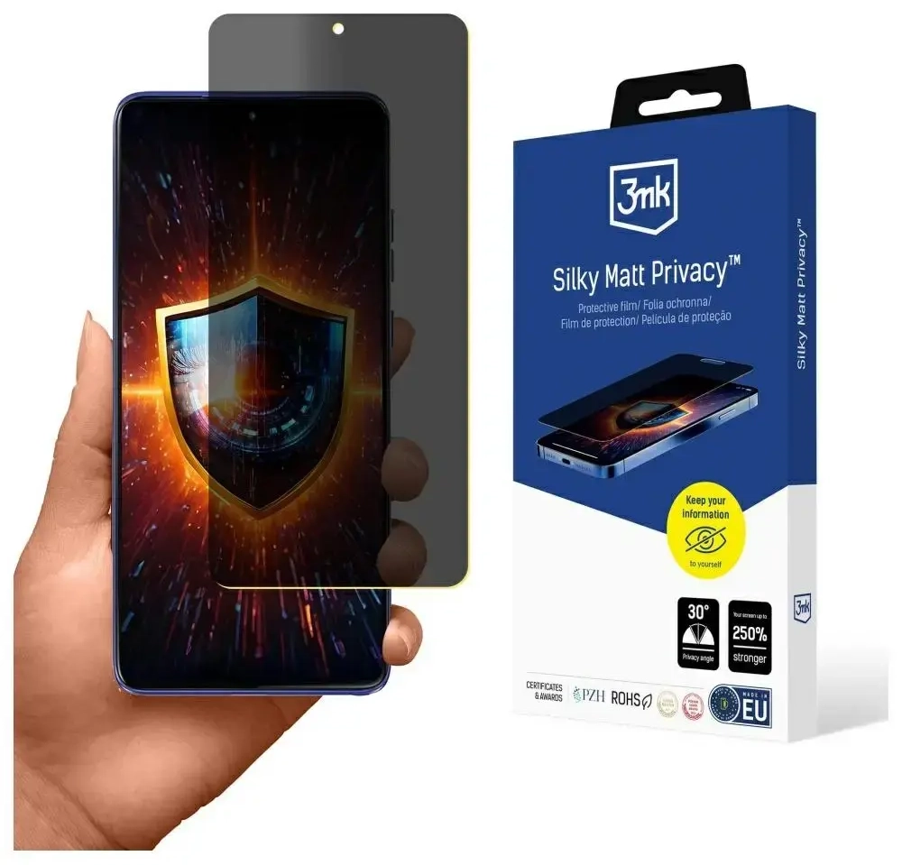 3MK Silky Matt Privacy Screen Protector for Motorola Edge 60 Stylus