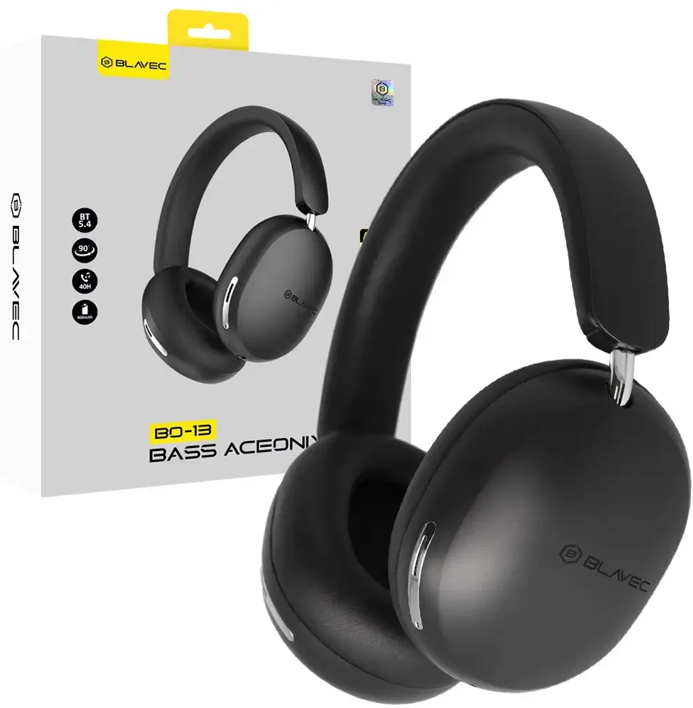 Blavec Over-ear Bluetooth Headphones BO-13 Bass Aceonix ANC (BO13-B) black