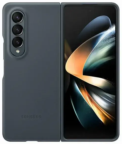 EF-VF936LJE Samsung Leather Cover for Galaxy Z Fold 4 Graygreen
