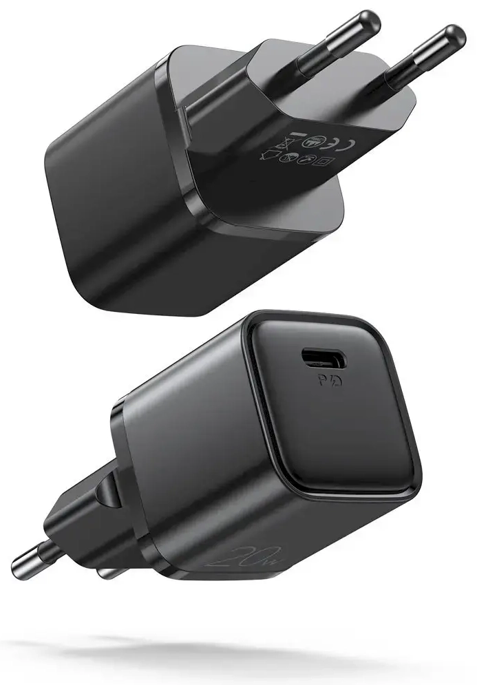 Joyroom L-P202 tīkla lādētājs | 20W | PD, QC3.0 | USB-C | melns