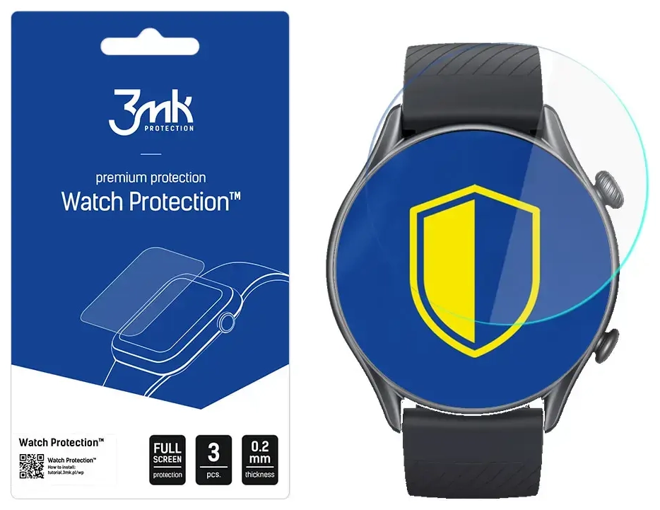 Xiaomi Amazfit GTR 3 - 3mk Watch Protection™ v. ARC+ screen protector