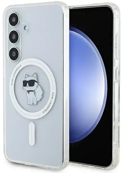 Karl Lagerfeld KLHMS24SHFCCNOT S24 S921 przeźroczysty|transparent hardcase IML Choupette MagSafe