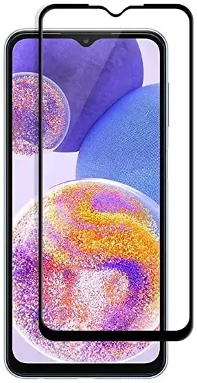 Fusion 5D apsauginis stiklas visam ekranui telefonui Samsung Galaxy A23 5G juodas