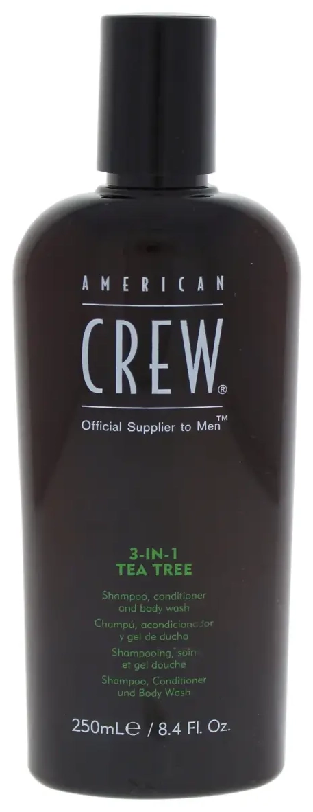American Crew by American Crew 3 in 1 TEA TREE (SHAMPOO, CONDITIONER, BODY WASH) 8.4 OZ for MEN