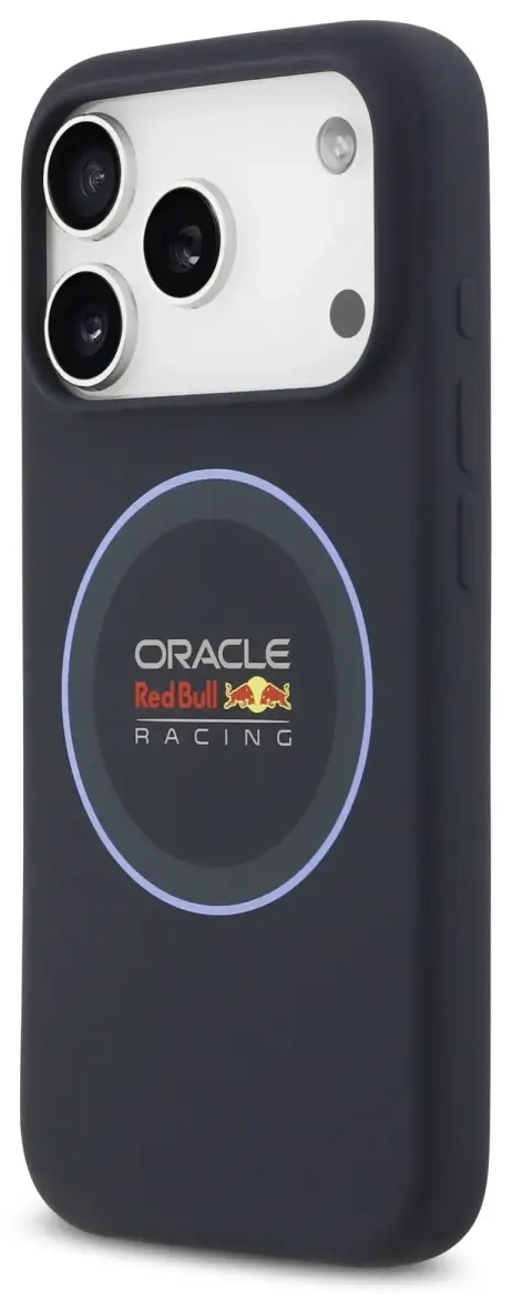 Red Bull Silicone Blue Ring MagSafe Case for iPhone 17 Pro Navy