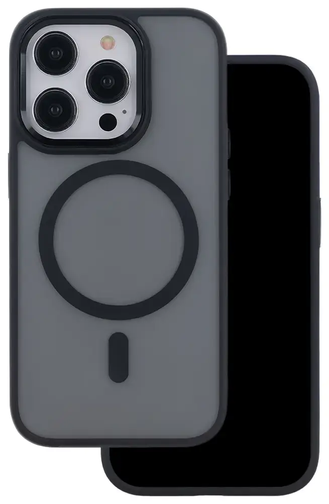 Frozen Mag maciņš ar MagSafe atbalstu telefonam iPhone 17 Pro melns
