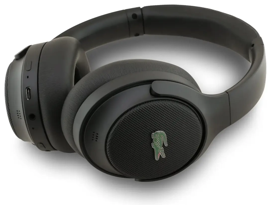 Lacoste Petit Pique ANC|ENC Wireless Headphone Black