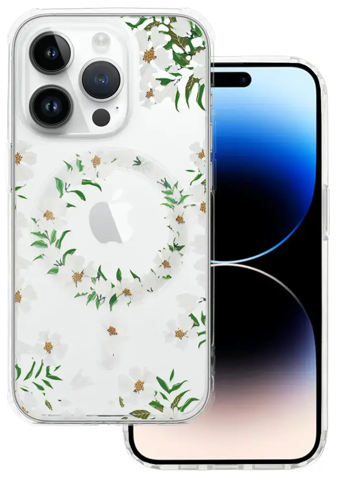 Tel Protect Flower telefoni ümbris MagSafe toega iPhone 12 mitmevärviline