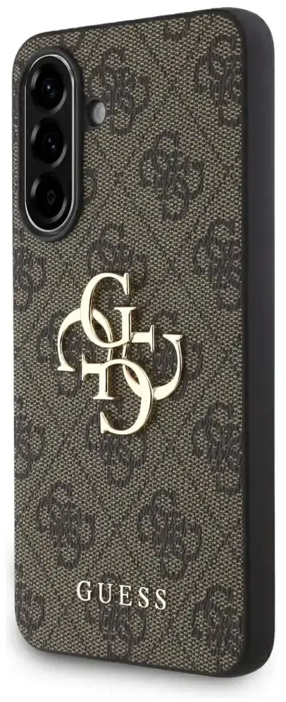 Case Guess Big 4G Logo Classic Logo for Samsung Galaxy A56 brown
